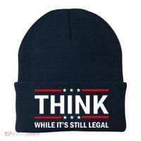 Think While It's Still Legal Stand Up For Freedom Beanie thumb 0