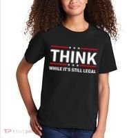 Think While It's Still Legal Stand Up For Freedom Kids T-Shirt thumb 2