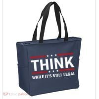 Think While It's Still Legal Stand Up For Freedom Tote Bag thumb 2