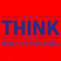 Think While It's Still Legal Stand Up For Freedom Santa Hat thumb 1