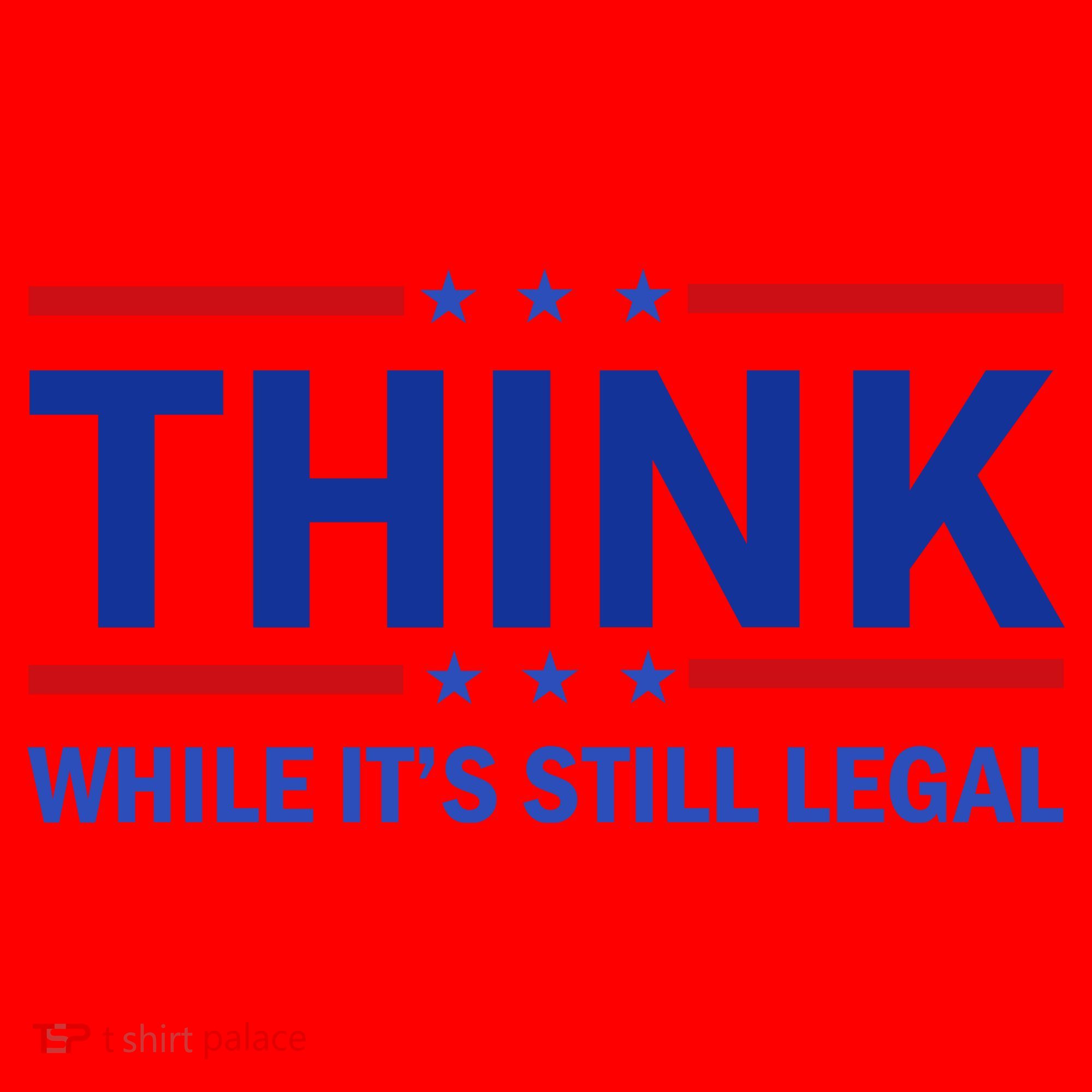 Think While It's Still Legal Stand Up For Freedom Santa Hat