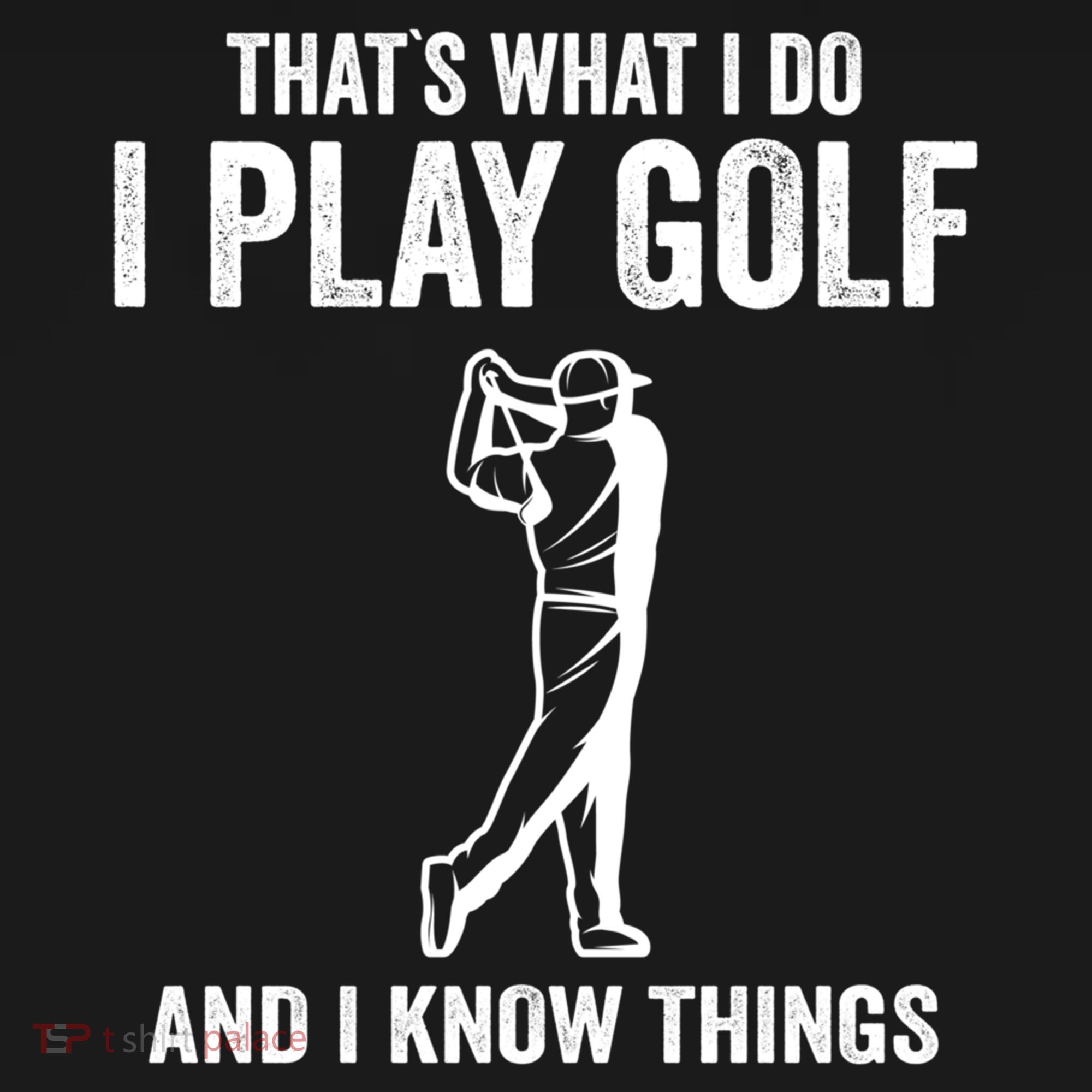 Thats What I Do I Play Golf And I Know Things Golfing Sport Gift Women's Hoodie