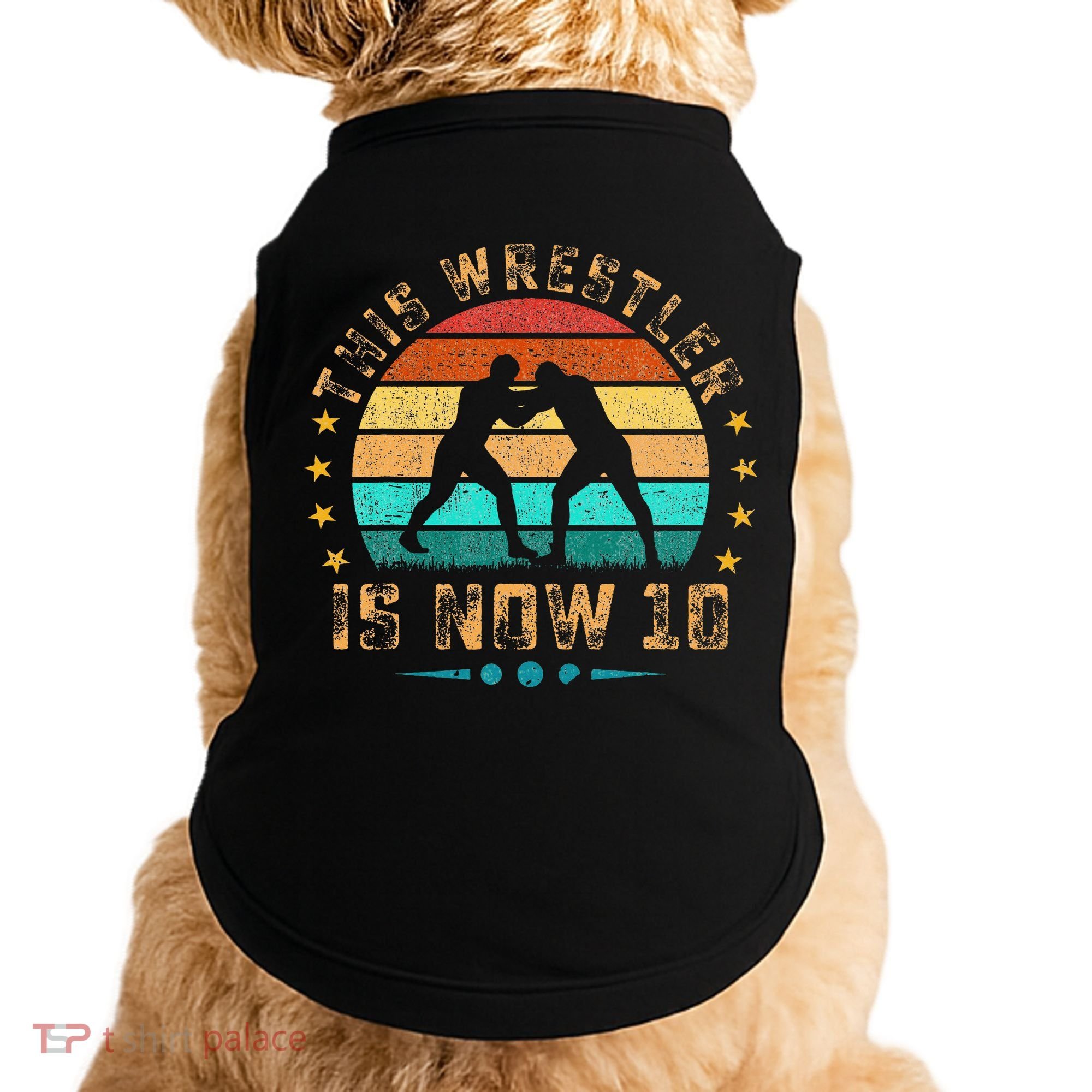 This Wrestler Is Now 10 Birthday Wrestling Doggie Tank