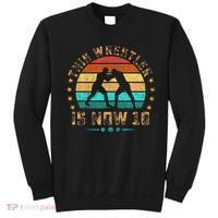 This Wrestler Is Now 10 Birthday Wrestling Sweatshirt thumb 0