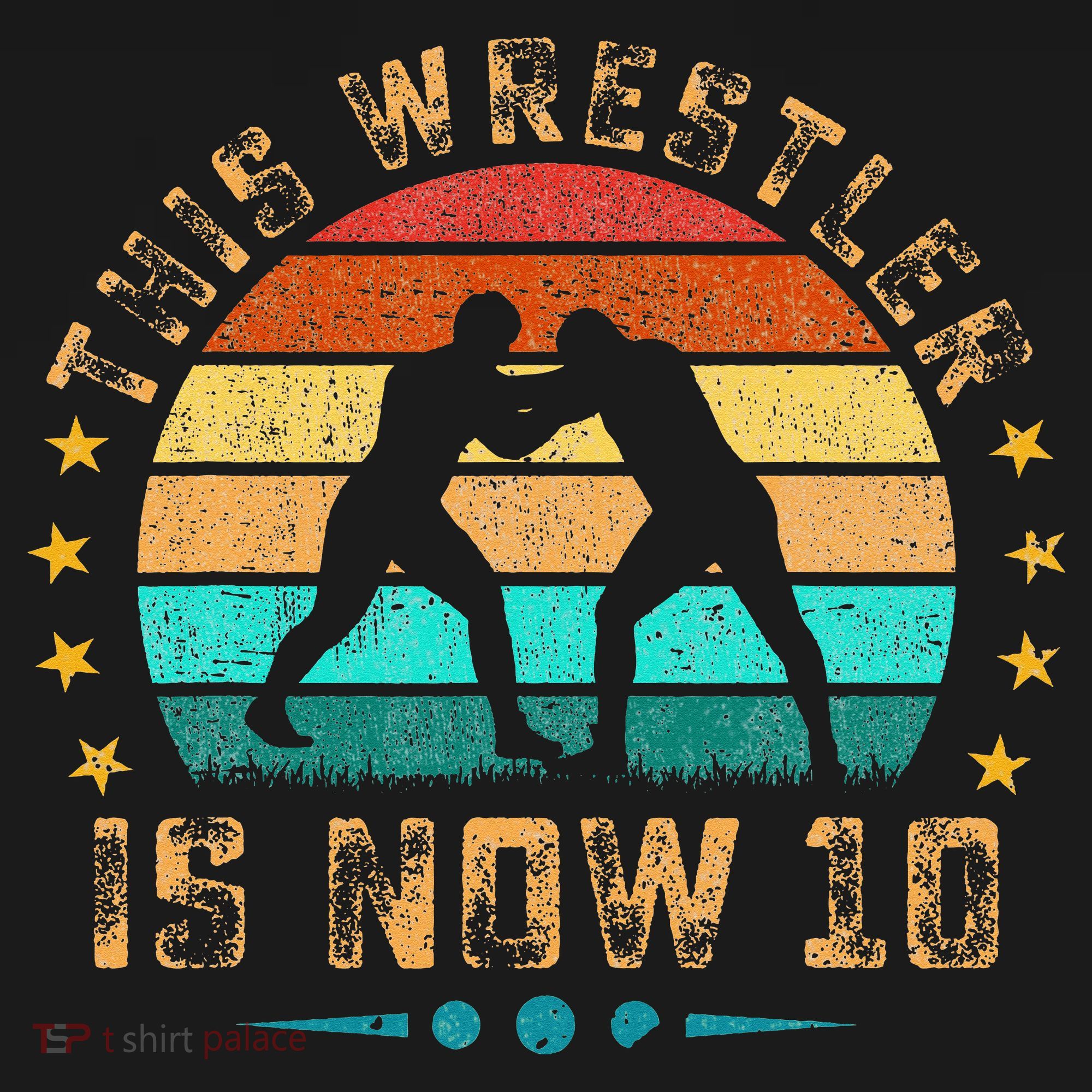 This Wrestler Is Now 10 Birthday Wrestling Polo