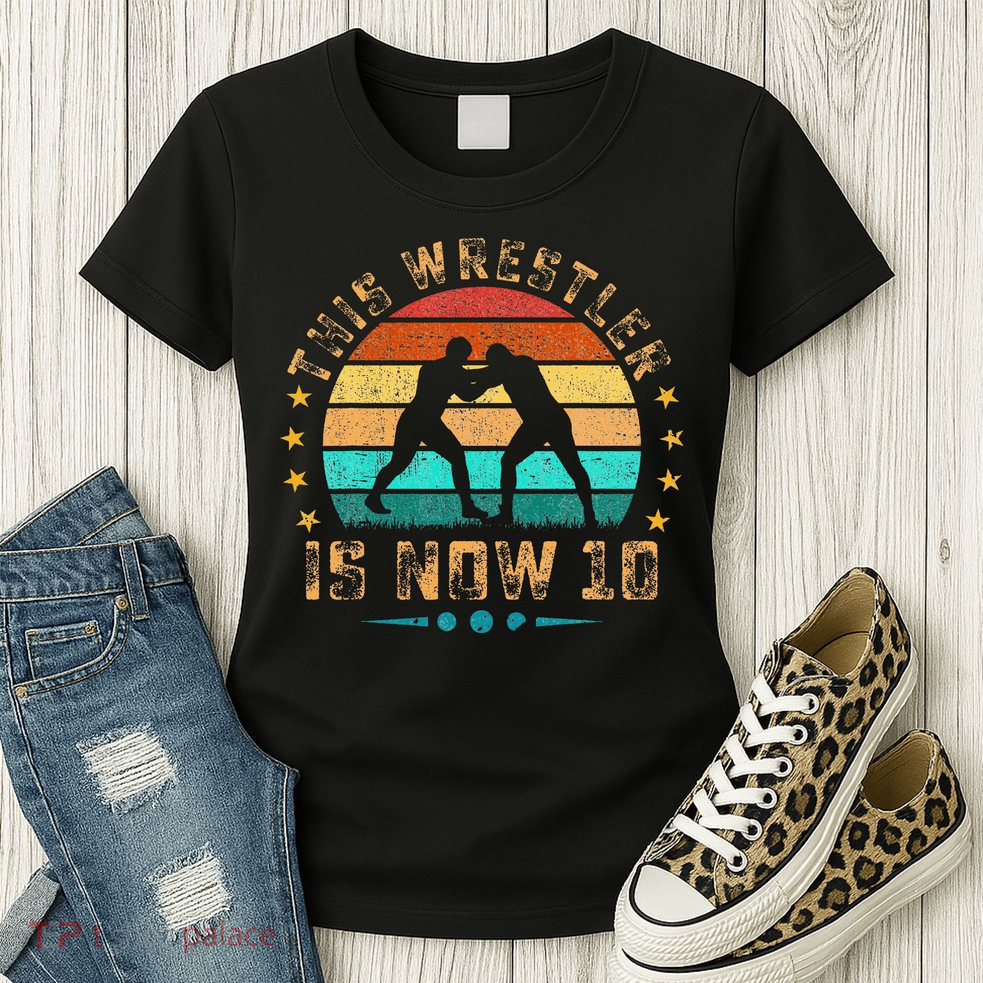 This Wrestler Is Now 10 Birthday Wrestling Women's T-Shirt