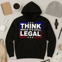Think While It's Still Legal Logo Hoodie thumb 3