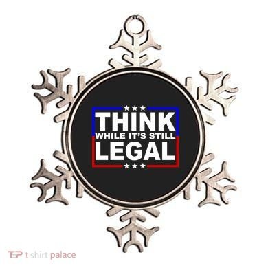 Think While It's Still Legal Logo Ornament