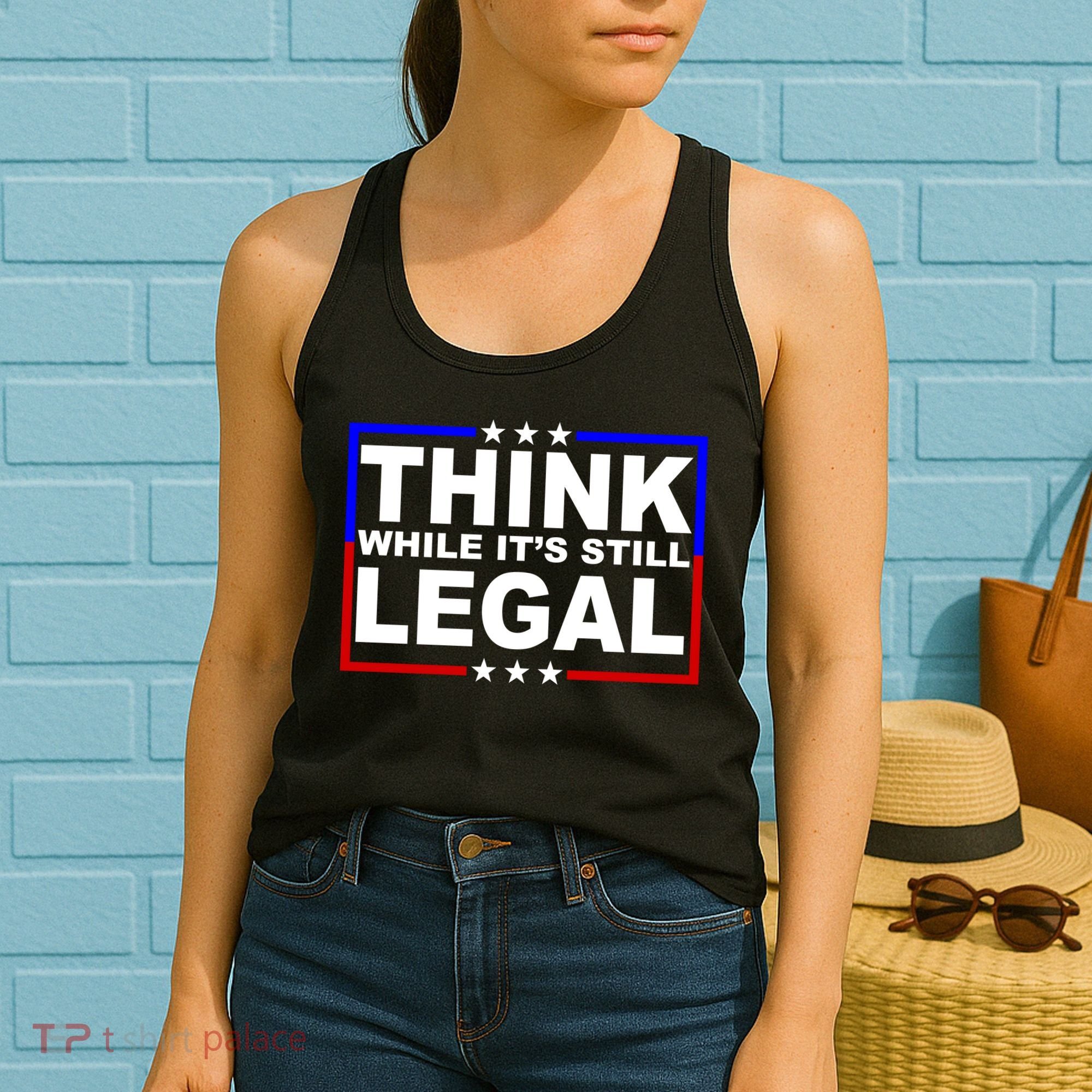 Think While It's Still Legal Logo Women's Tank Top