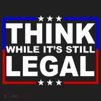 Think While It's Still Legal Logo Golf Towel thumb 3