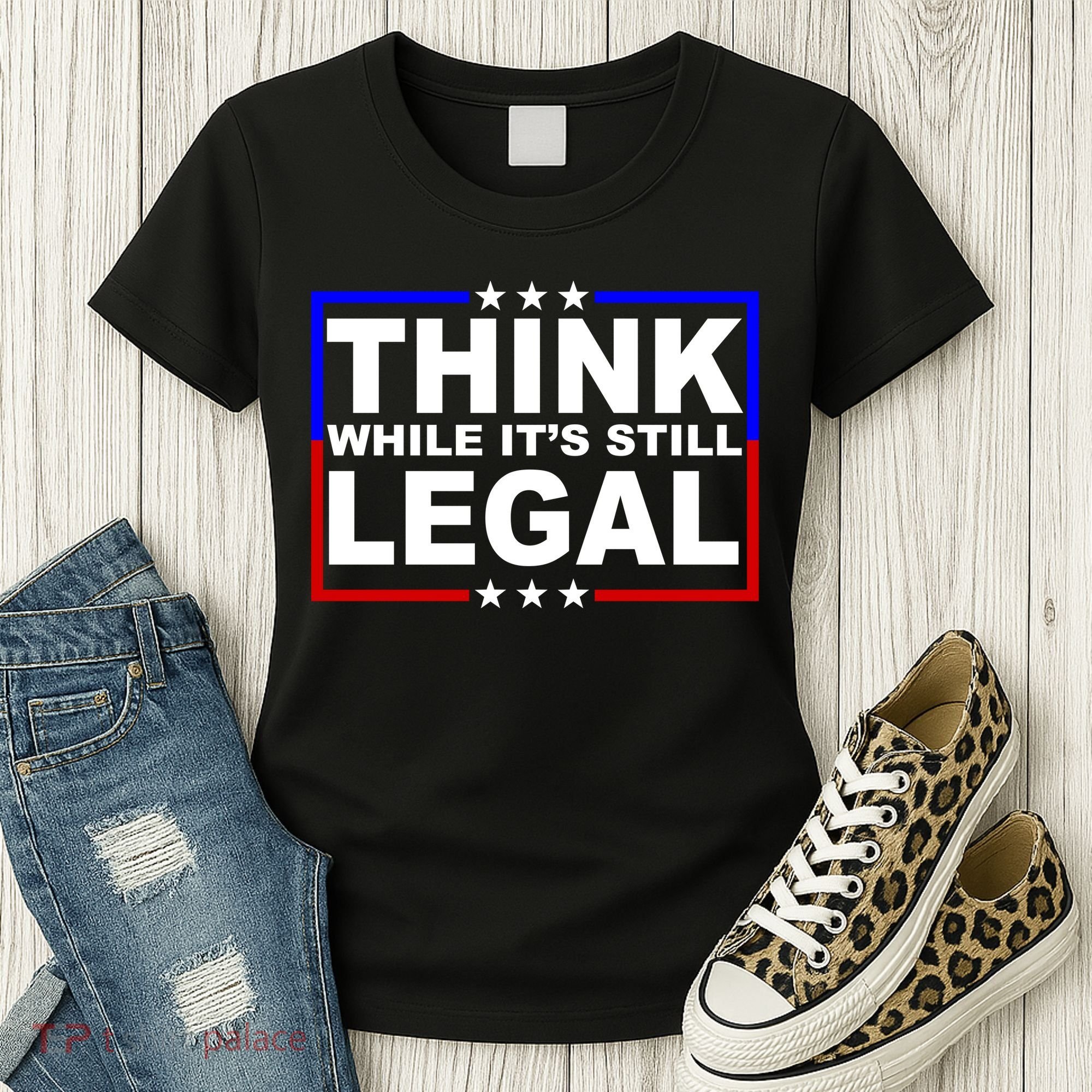 Think While It's Still Legal Logo Women's T-Shirt