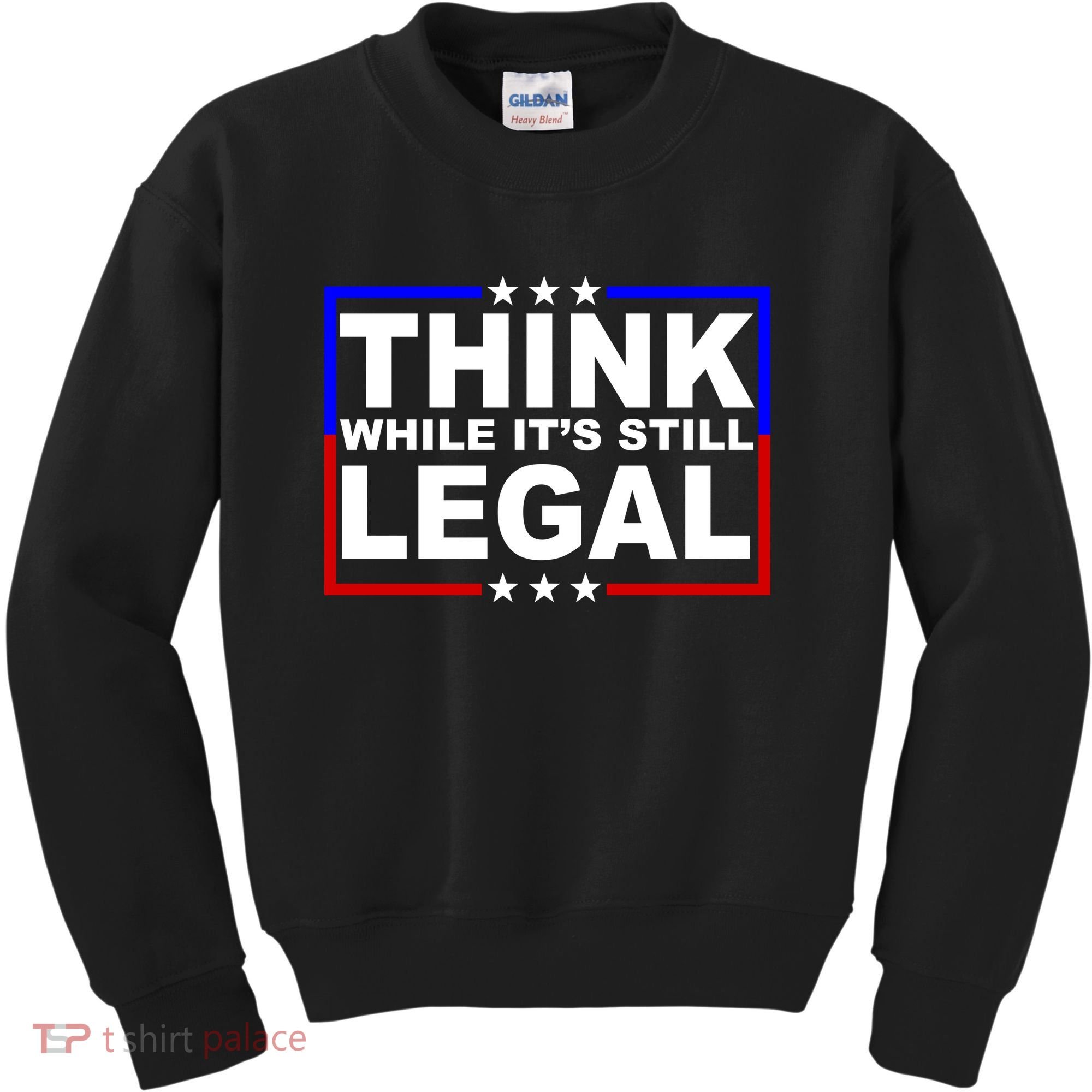 Think While It's Still Legal Logo Kids Sweatshirt