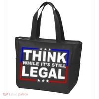 Think While It's Still Legal Logo Tote Bag thumb 3