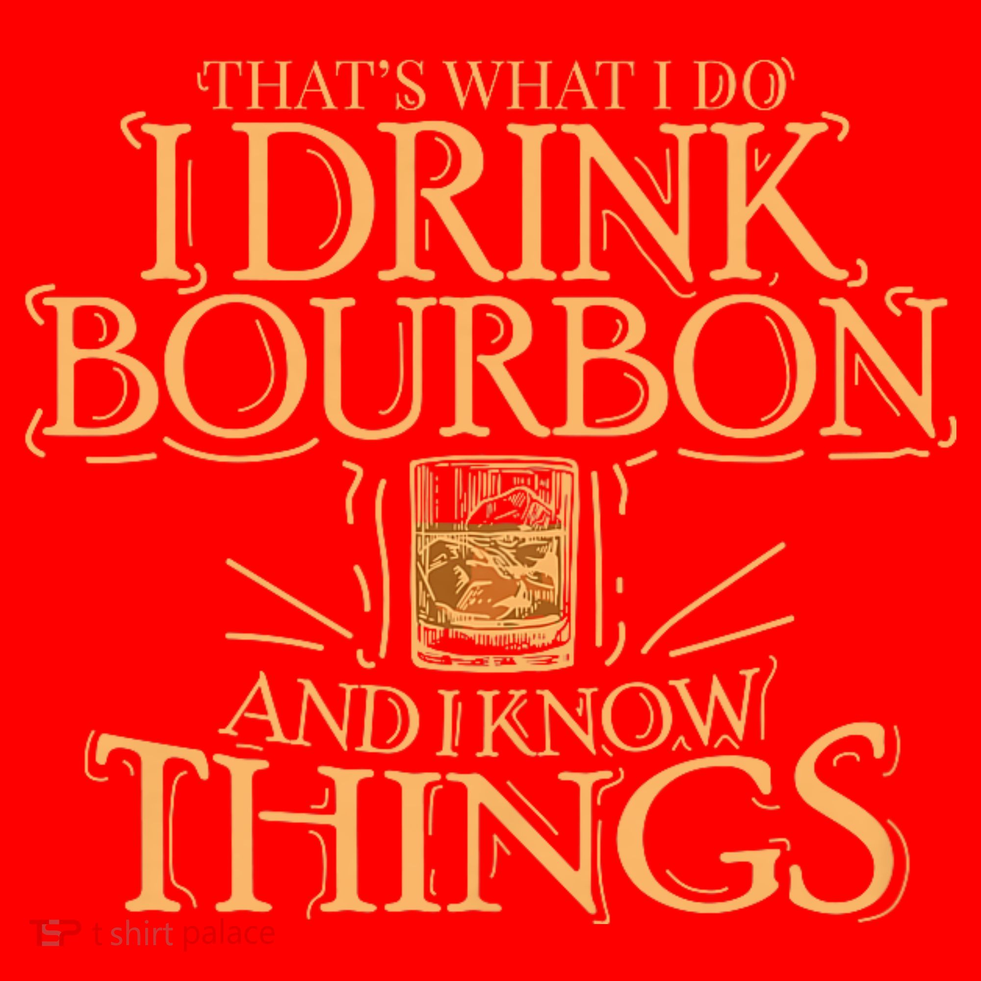 ThatS What I Do I Drink Bourbon And I Know Things Santa Hat