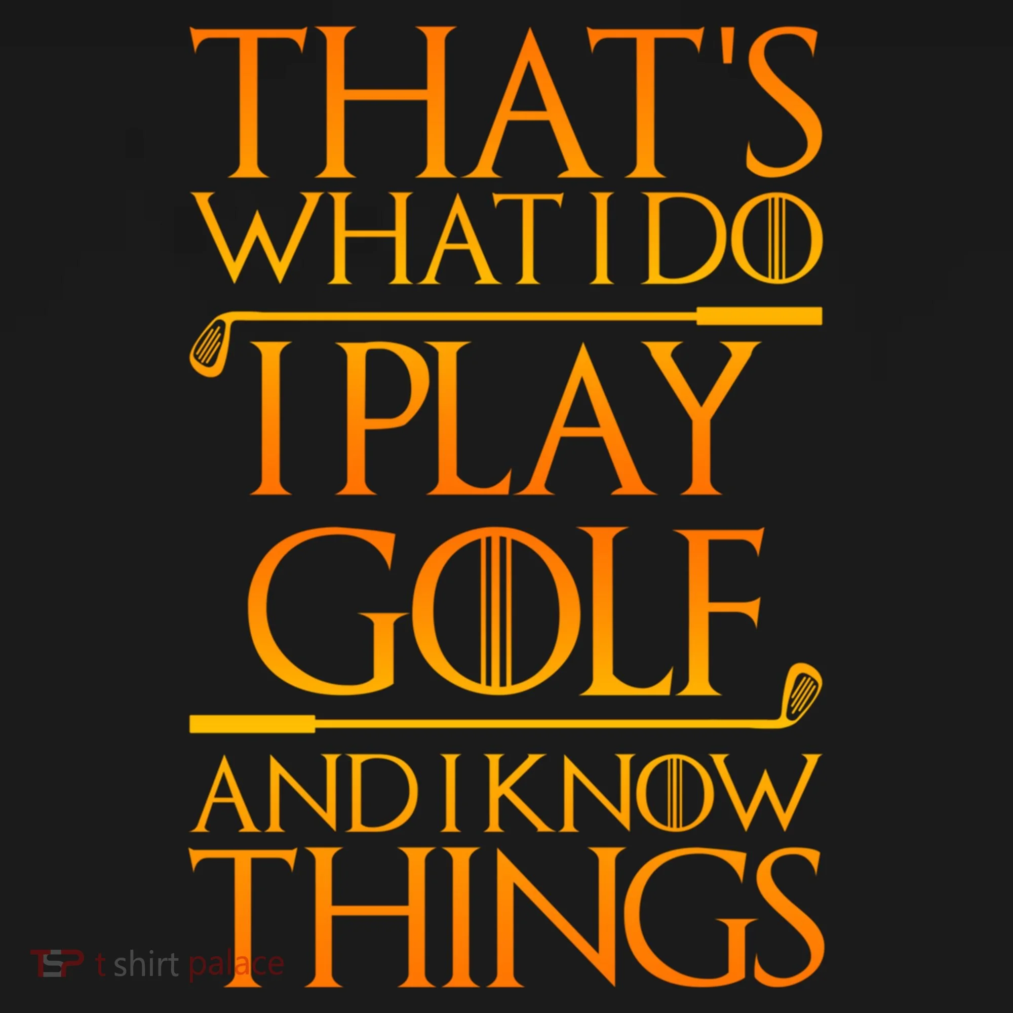 ThatS What I Do I Play Golf And I Know Things Golfing Great Gift Ornament