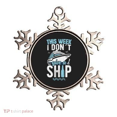 This Week I Don´t Give A Ship Cruise Trip Vacation Funny Ornament
