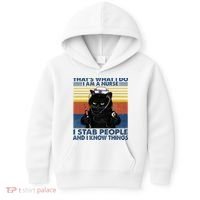 Thats What I Do I Am A Nurse I Stab People Cats Nursing Kids Hoodie thumb 0