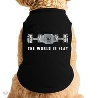 The World Is Flat Boxer Engine Car Enthusiast Doggie Tank thumb 0