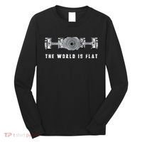 The World Is Flat Boxer Engine Car Enthusiast Long Sleeve Shirt thumb 0
