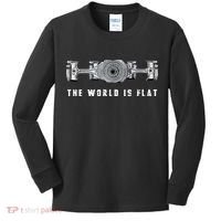 The World Is Flat Boxer Engine Car Enthusiast Kids Long Sleeve Shirt thumb 0