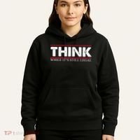 Think While It's Still Legal Distressed Hoodie thumb 5