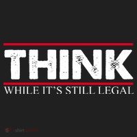 Think While It's Still Legal Distressed Tumbler thumb 3