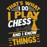 Thats What I Do I Play Chess And I Know Things Funny Chessboard Set King Women's Sweatshirt thumb 2