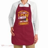 Thats What I Do I Play Chess And I Know Things Funny Chessboard Set King Apron thumb 2