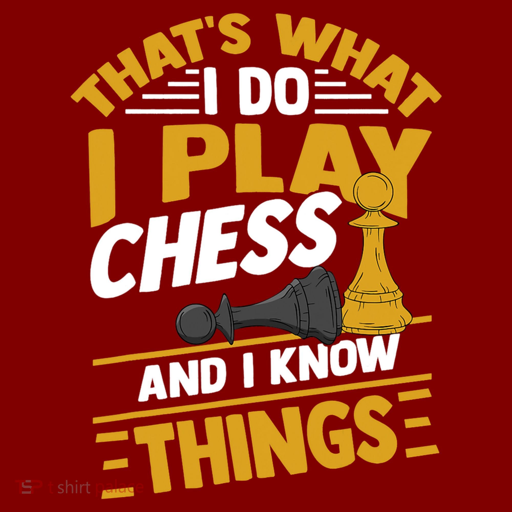 Thats What I Do I Play Chess And I Know Things Funny Chessboard Set King Apron