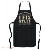 That's What I Do I Fix Stuff And I Know Things Funny Saying Apron thumb 0