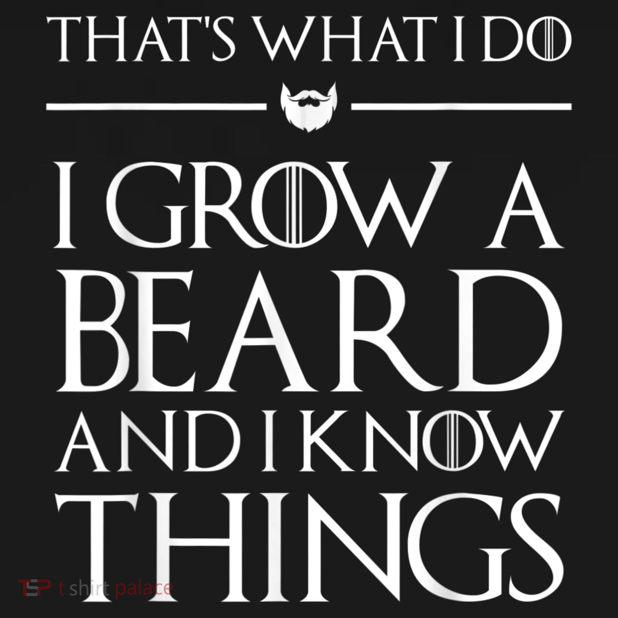That's What I Do I Grow A Beard And I Know Things Beard Ornament