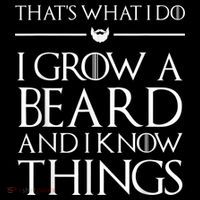 That's What I Do I Grow A Beard And I Know Things Beard Visor thumb 3