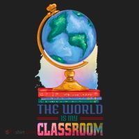 The World Is My Classroom Globe Women's Sweatshirt thumb 2