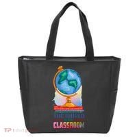 The World Is My Classroom Globe Tote Bag thumb 0