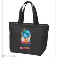 The World Is My Classroom Globe Tote Bag thumb 3