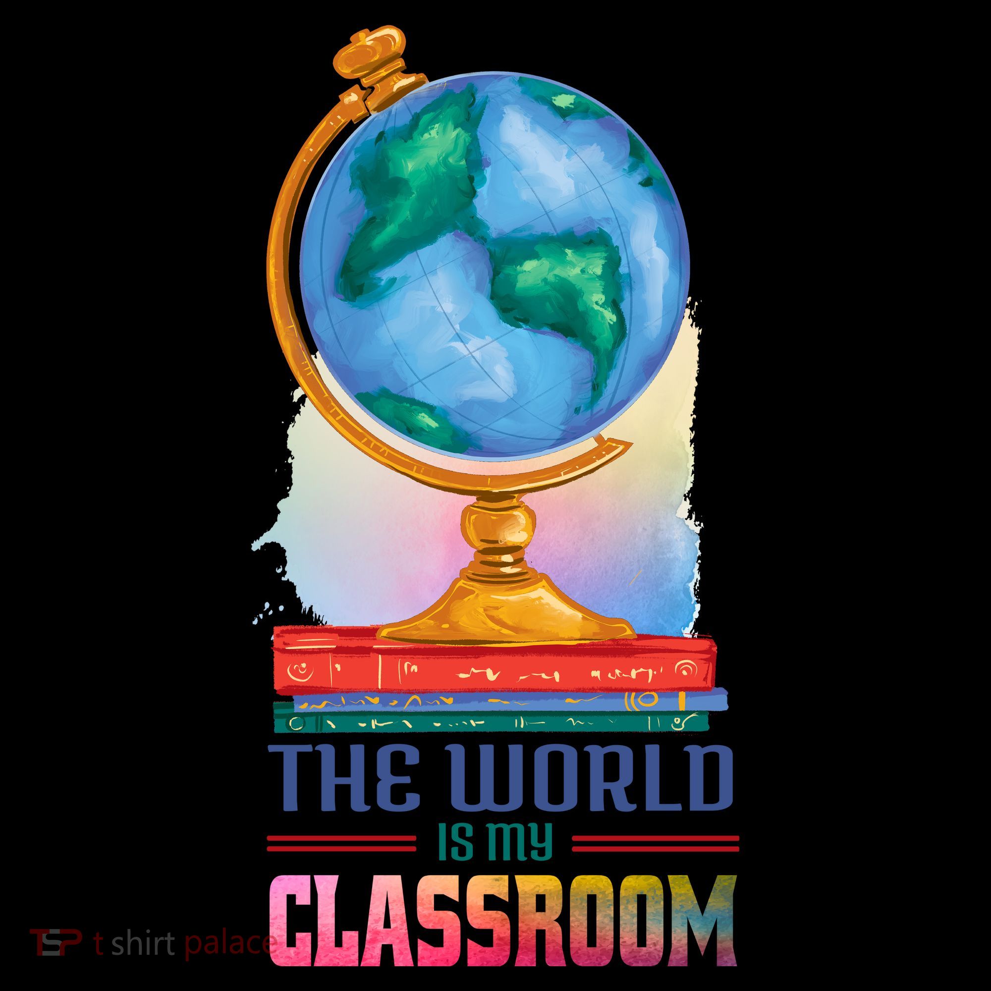 The World Is My Classroom Globe Tote Bag