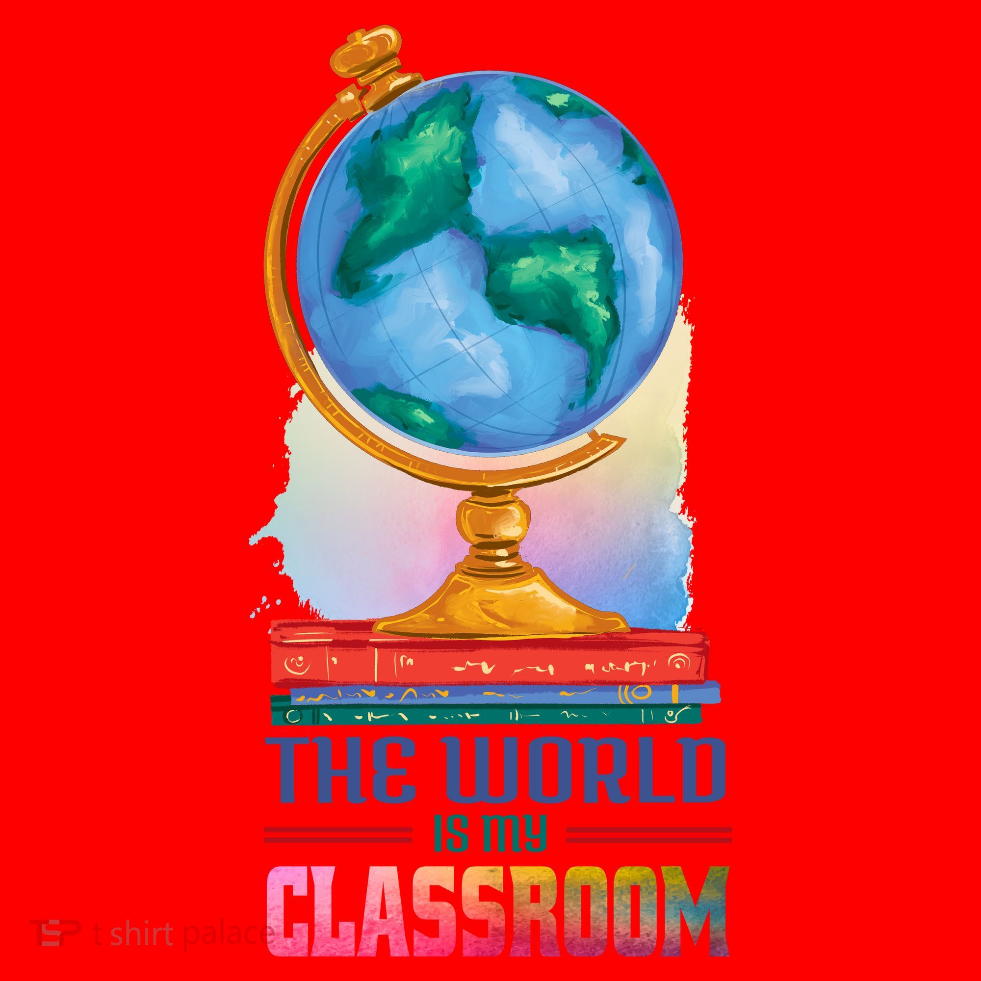The World Is My Classroom Globe Santa Hat