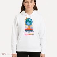 The World Is My Classroom Globe Hoodie thumb 5