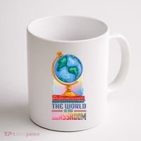 The World Is My Classroom Globe Coffee Mug thumb 1