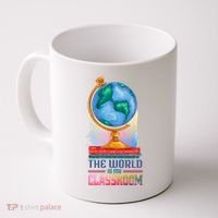 The World Is My Classroom Globe Coffee Mug thumb 0