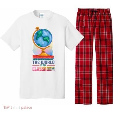 The World Is My Classroom Globe Pajama Set