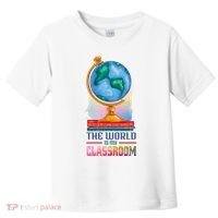 The World Is My Classroom Globe Toddler T-Shirt thumb 0
