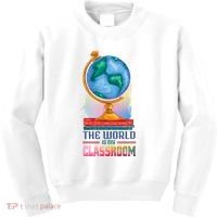 The World Is My Classroom Globe Kids Sweatshirt thumb 0