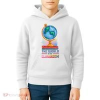 The World Is My Classroom Globe Kids Hoodie thumb 4