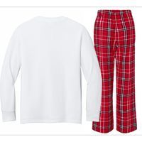 The World Is My Classroom Globe Kids Long Sleeve Plaid Pajama Set thumb 1