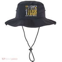 That's What I Do I Fix Stuff And I Know Things Funny Saying Bucket Hat thumb 0