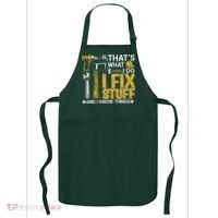 That's What I Do I Fix Stuff And I Know Things Funny Saying Apron thumb 0