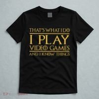 That's What I Do I Play Video Games And I Know Things Gamer T-Shirt thumb 5