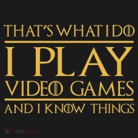That's What I Do I Play Video Games And I Know Things Gamer Backpack thumb 2