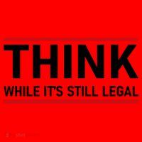 Think While It's Still Legal Political Statement Santa Hat thumb 1